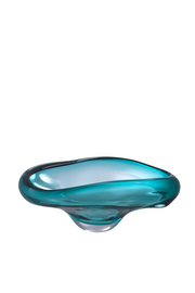 Turquoise Handblown Glass Bowl Darius | Eichholtz Miami