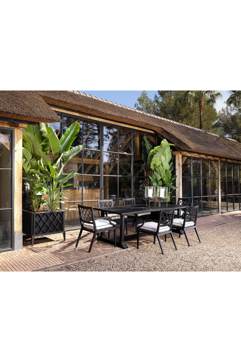 Rectangular Outdoor Dining Table Bell Rive | Eichholtz Miami