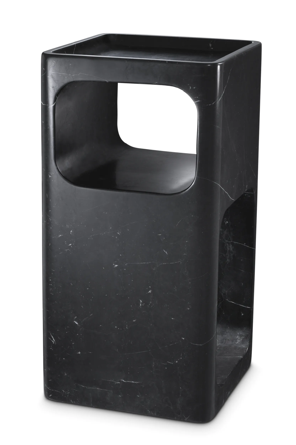 Carved Stone Side Table Adler | Eichholtz Miami