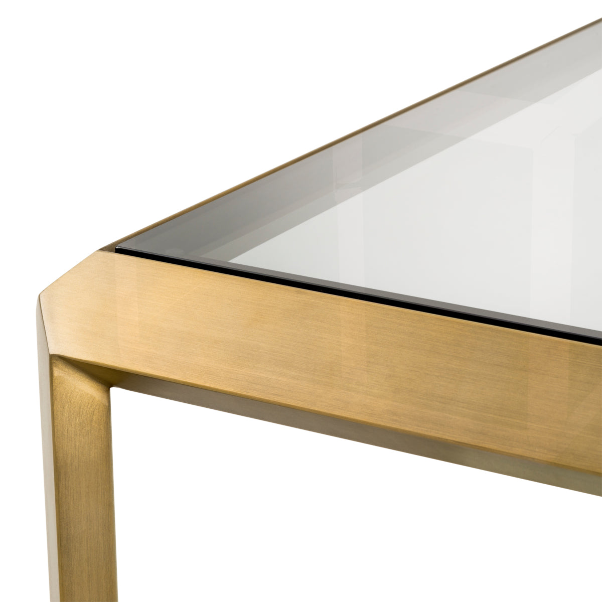 Brass Glass Box Side Table | Eichholtz Callum | Eichholtz Miami