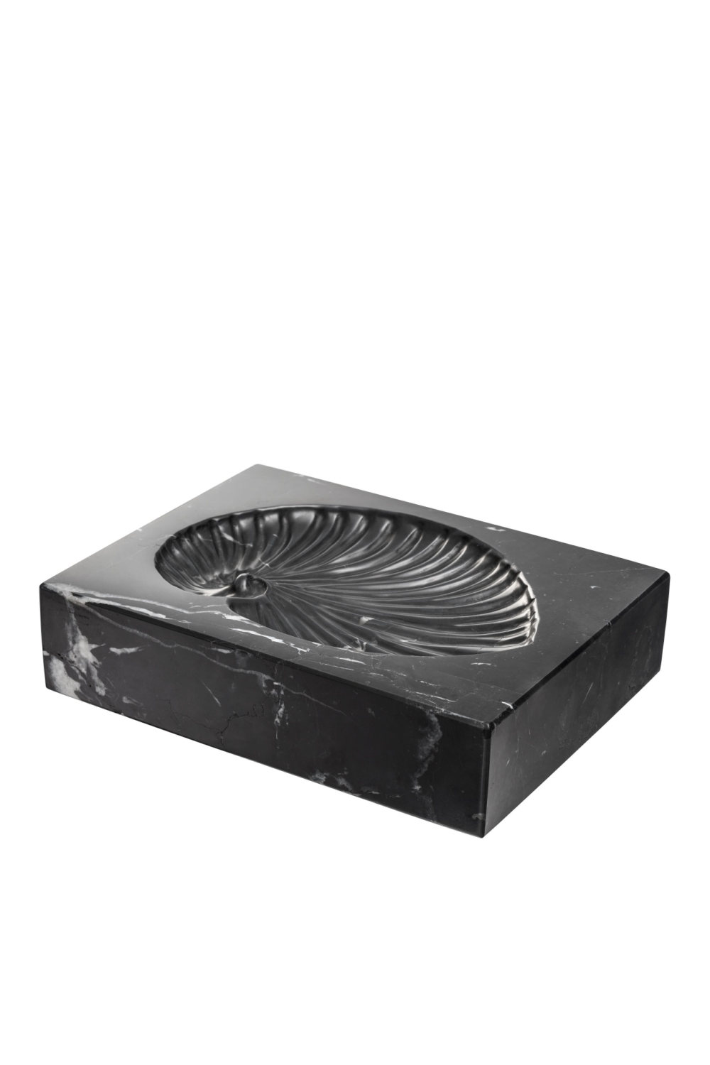 Black Marble Shell Fossil Conchiglia | Eichholtz Miami