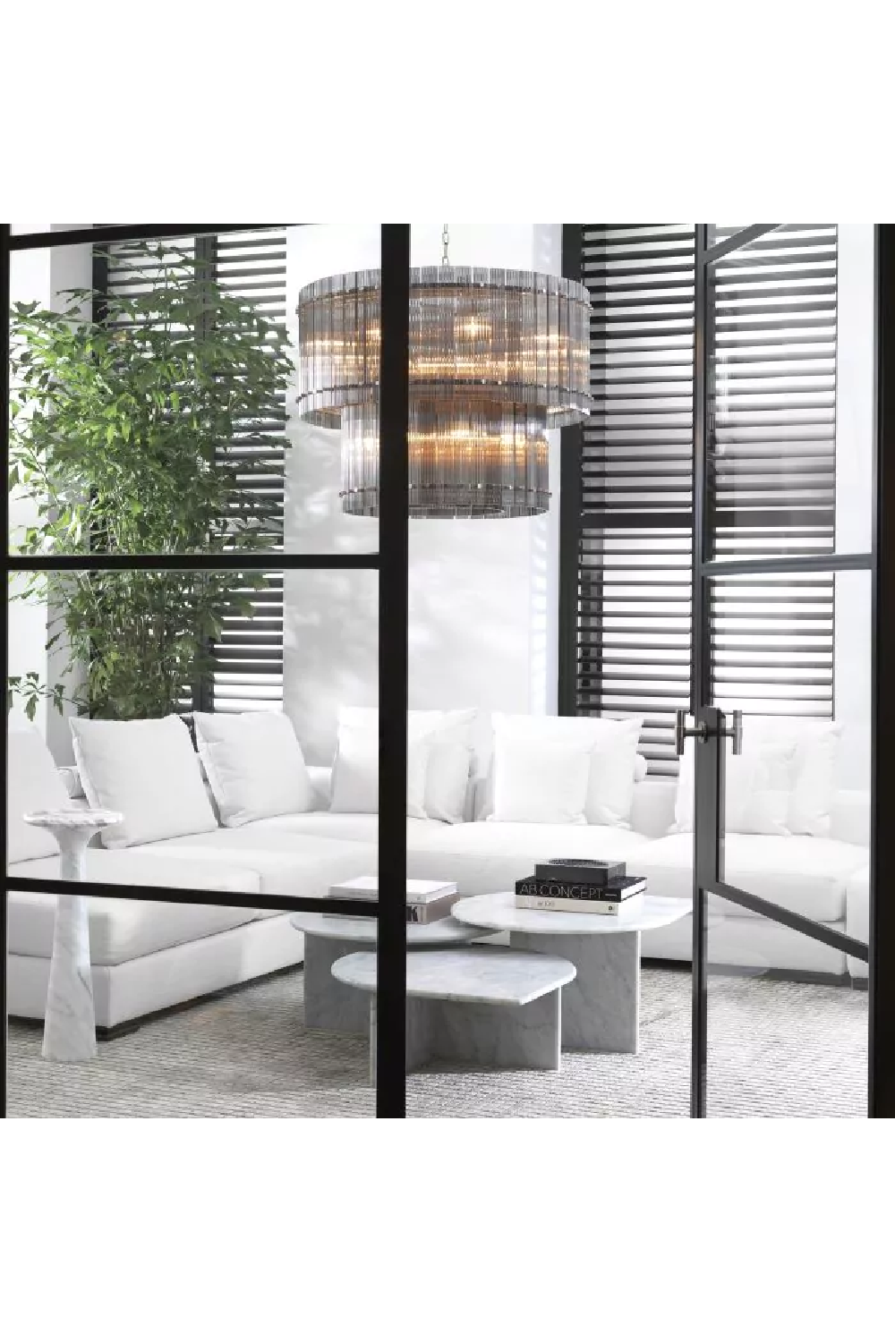 Black Marble Shell Fossil Conchiglia | Eichholtz Miami