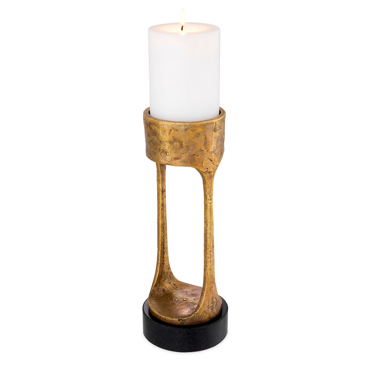 Brass Candle Holder Bologna | Eichholtz Miami