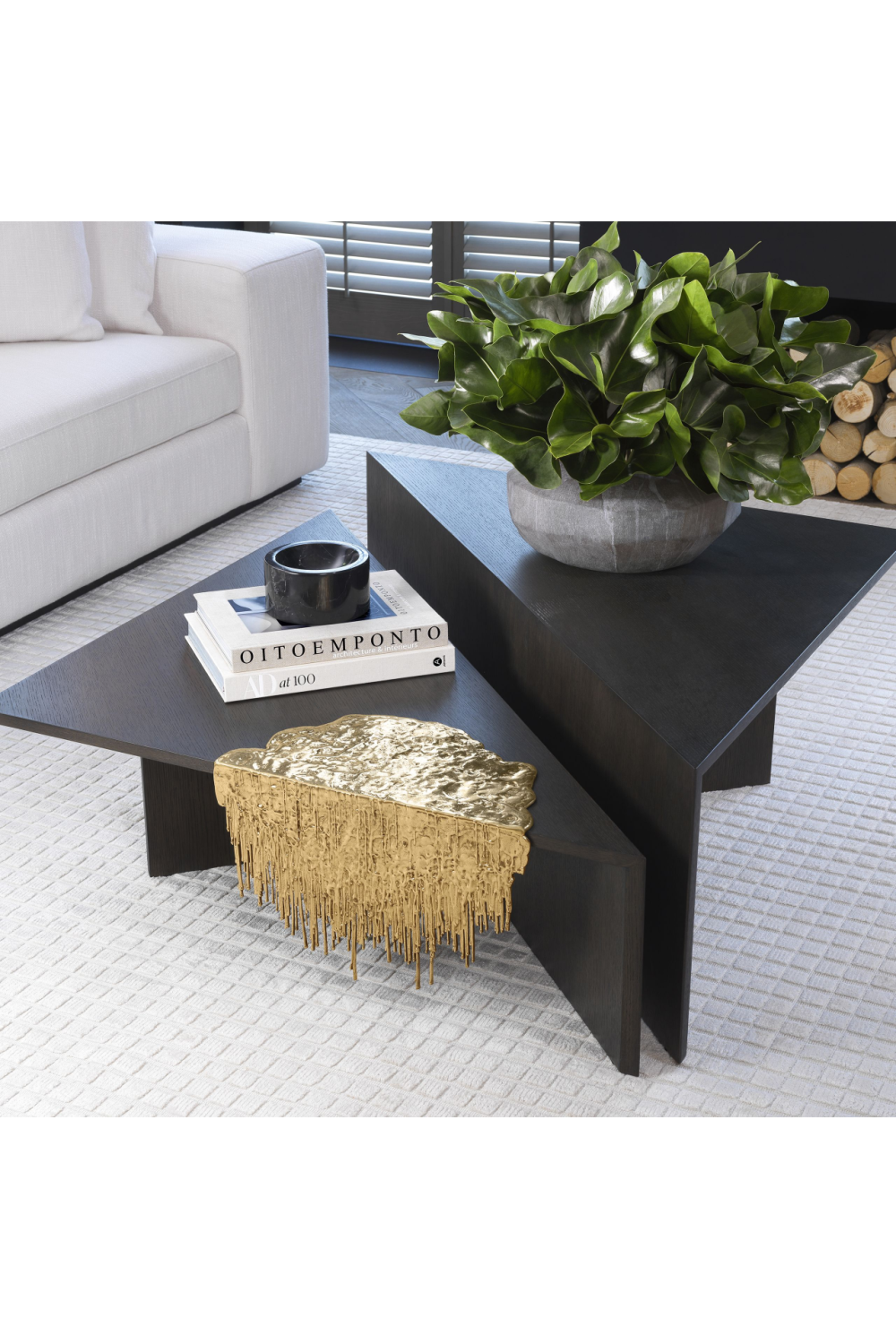 Melting Brass Table Decor Grove | Eichholtz Miami