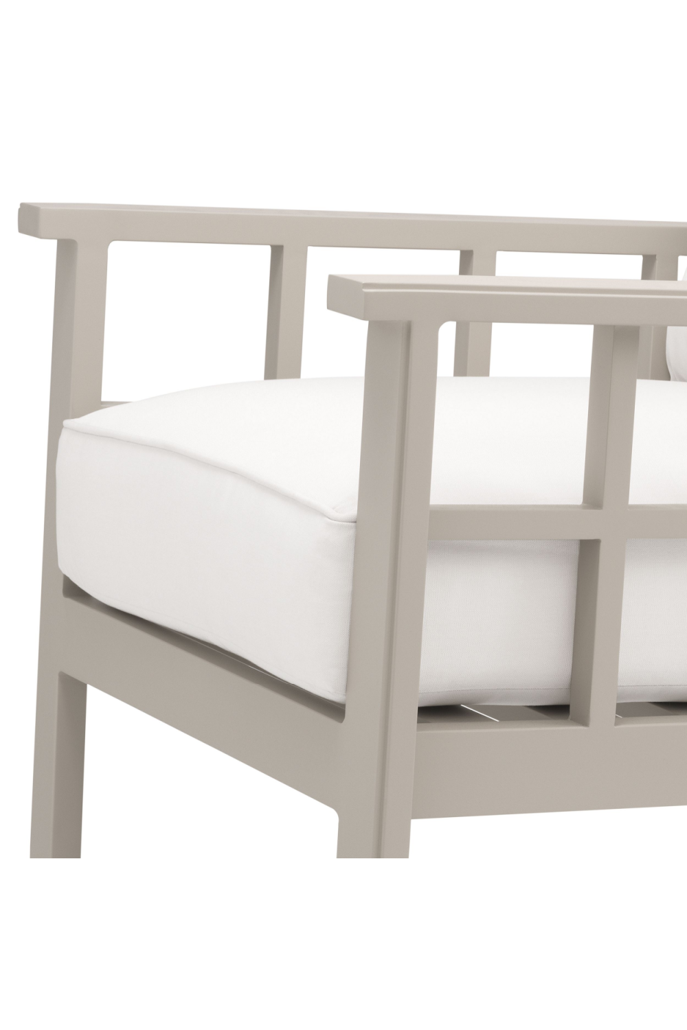 White Sunbrella Outdoor Chair | Eichholtz Cap-Ferrat | Eichholtz Miami