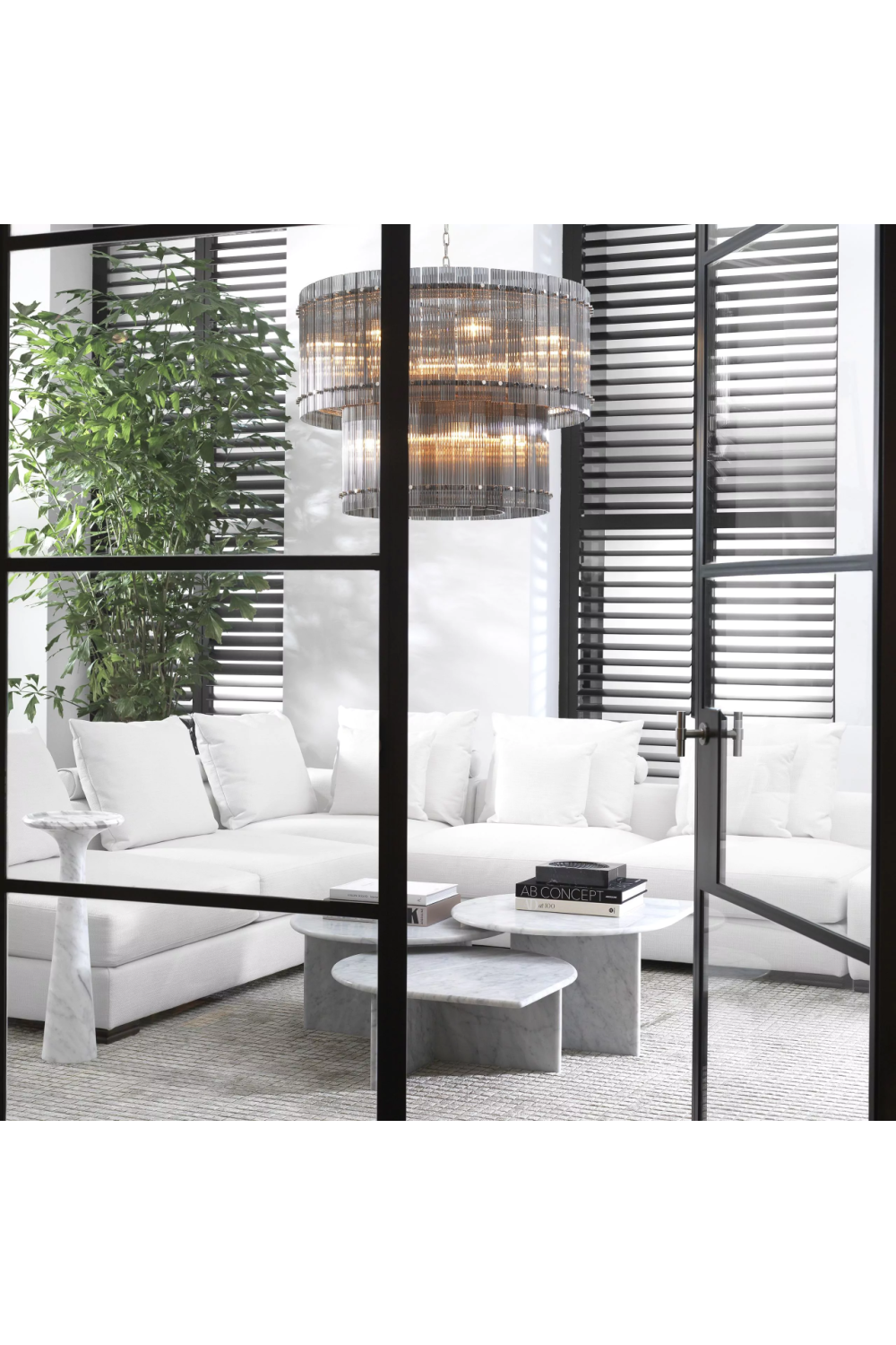 Marble Side Table High Pompano | Eichholtz Miami