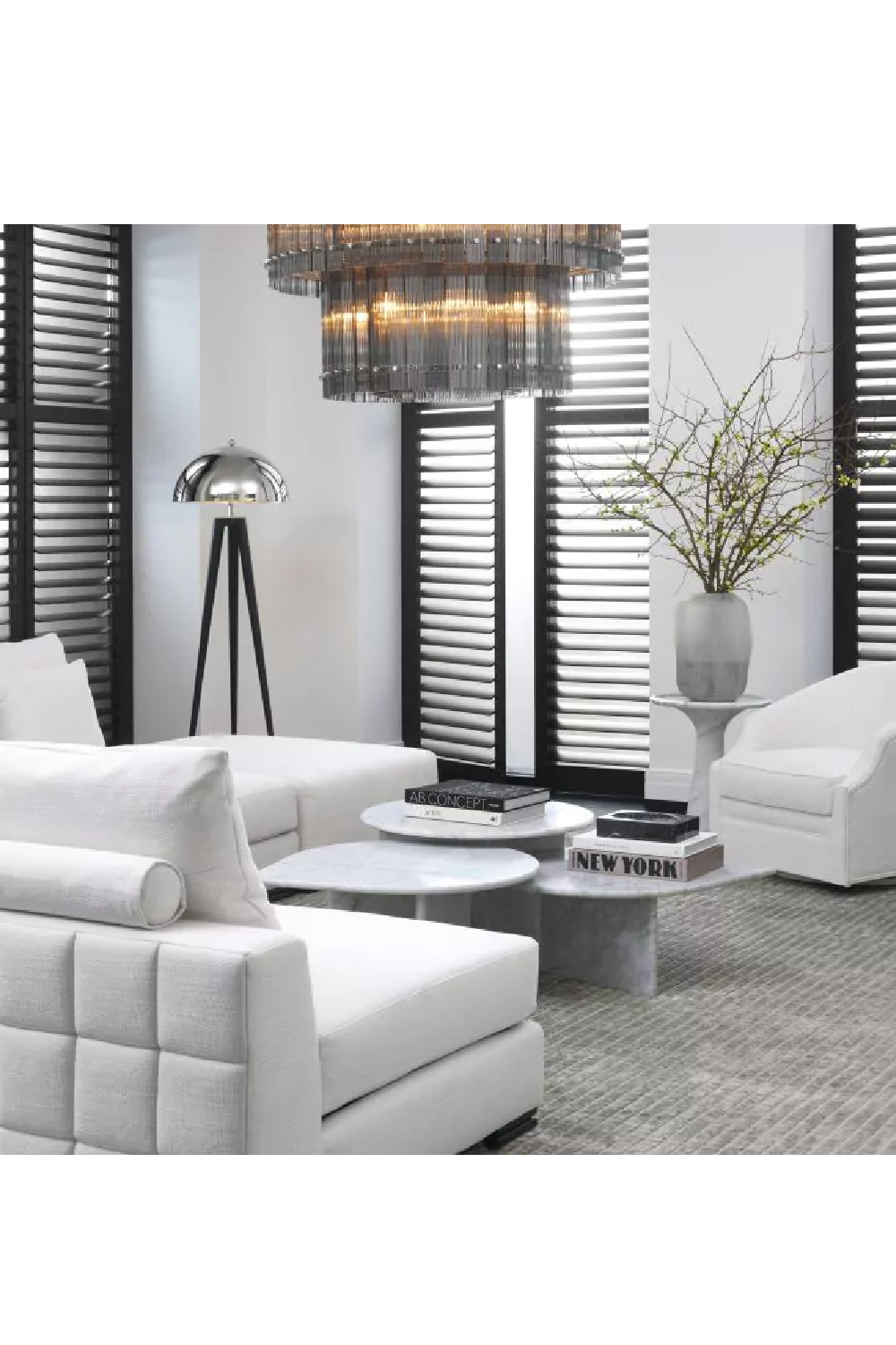 Honed Side Table Pompano Low | Eichholtz Miami