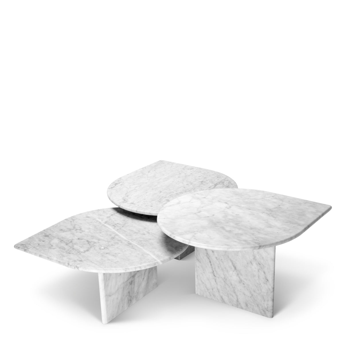 Marble Nesting Coffee Table (3) Naples | Eichholtz Miami