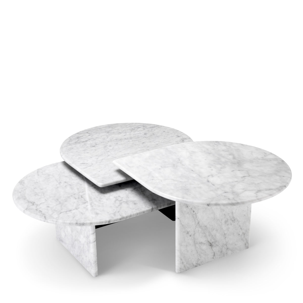 Marble Nesting Coffee Table (3) Naples | Eichholtz Miami