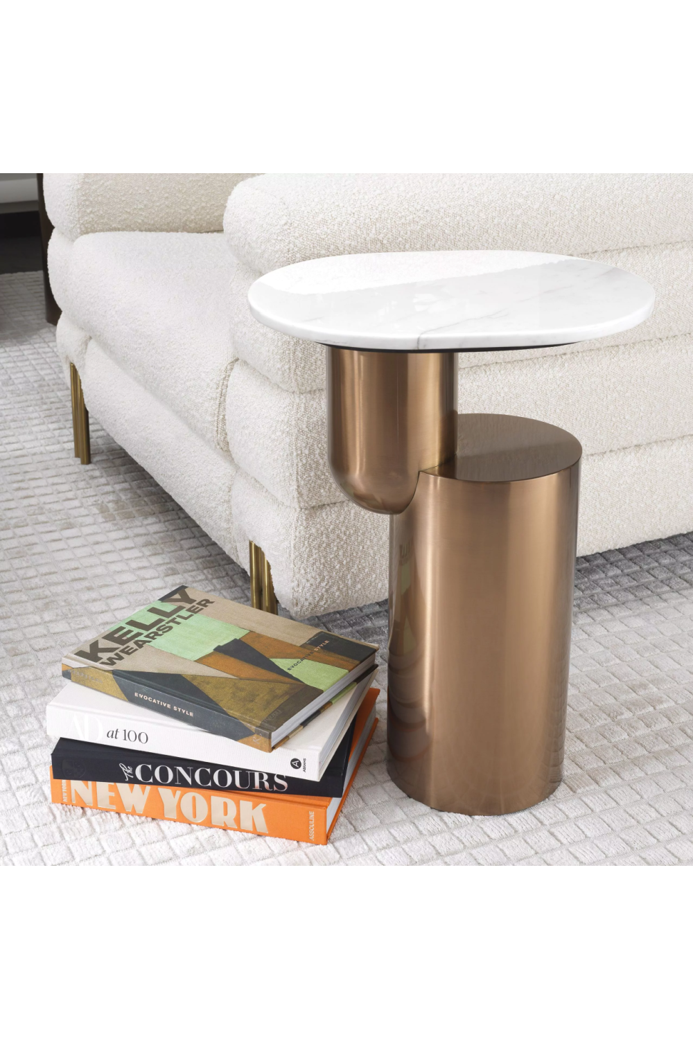Pedestal Marble Side Table Tosca | Eichholtz Miami