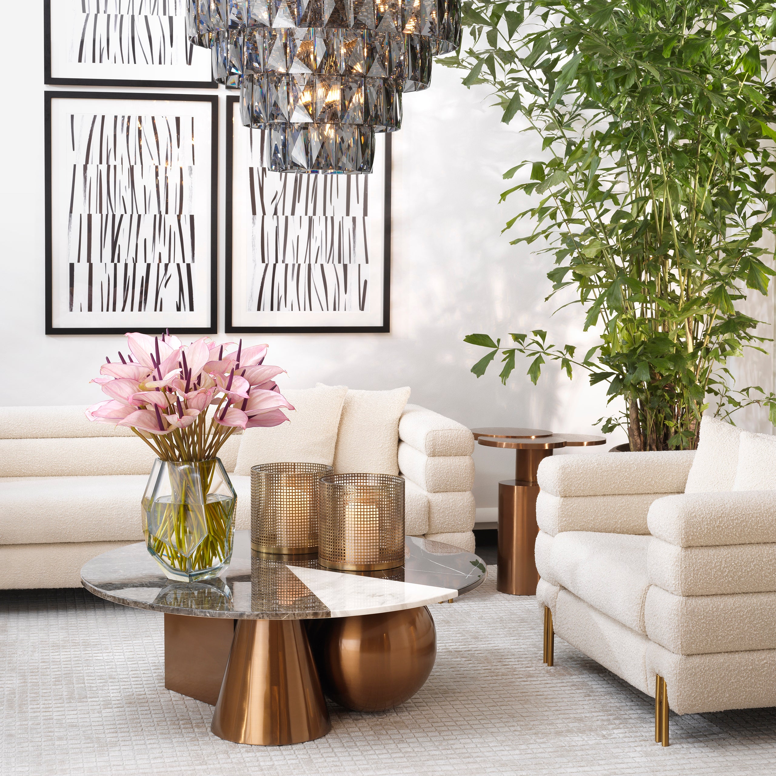 Copper Side Table Armstrong | Eichholtz Miami