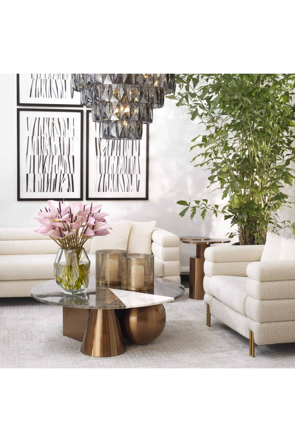 Copper Side Table Armstrong | Eichholtz Miami