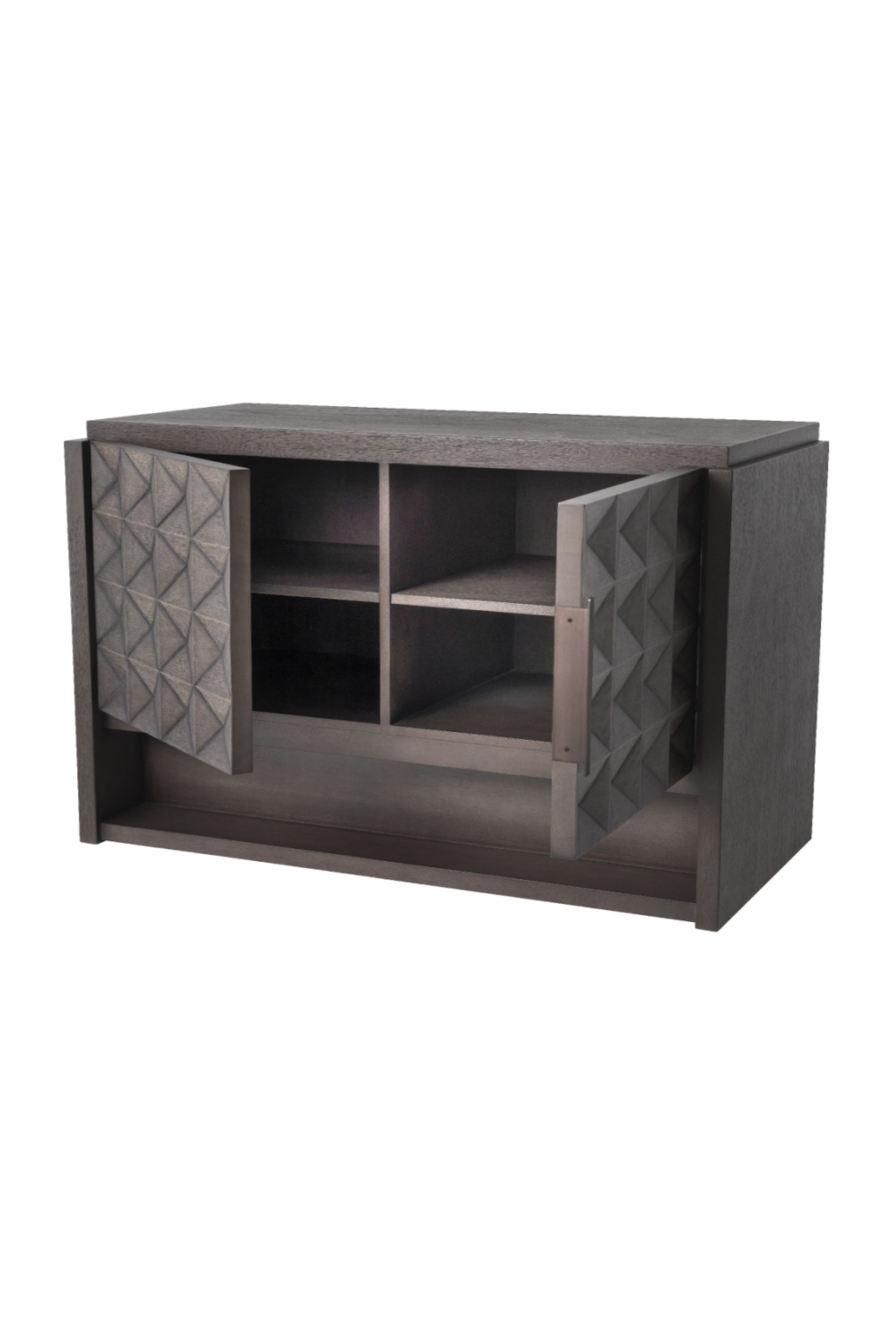 Geometric Meranti Wood Dresser S Jane | Eichholtz Miami