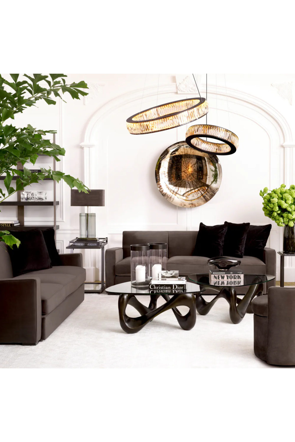 Ring Crystal Glass Chandelier L Vancouver | Eichholtz Miami