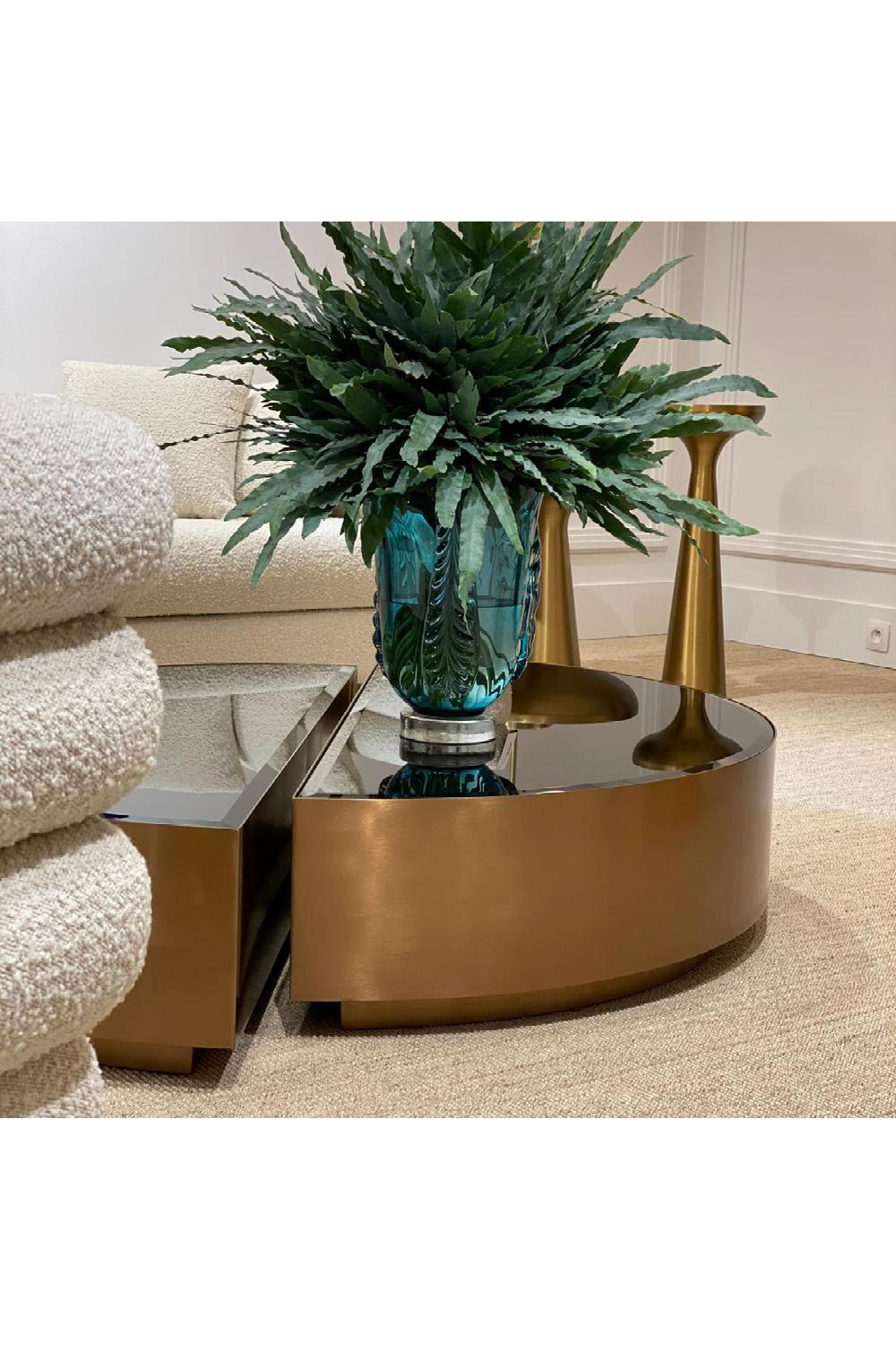 Round Copper Coffee Table Astra | Eichholtz Miami