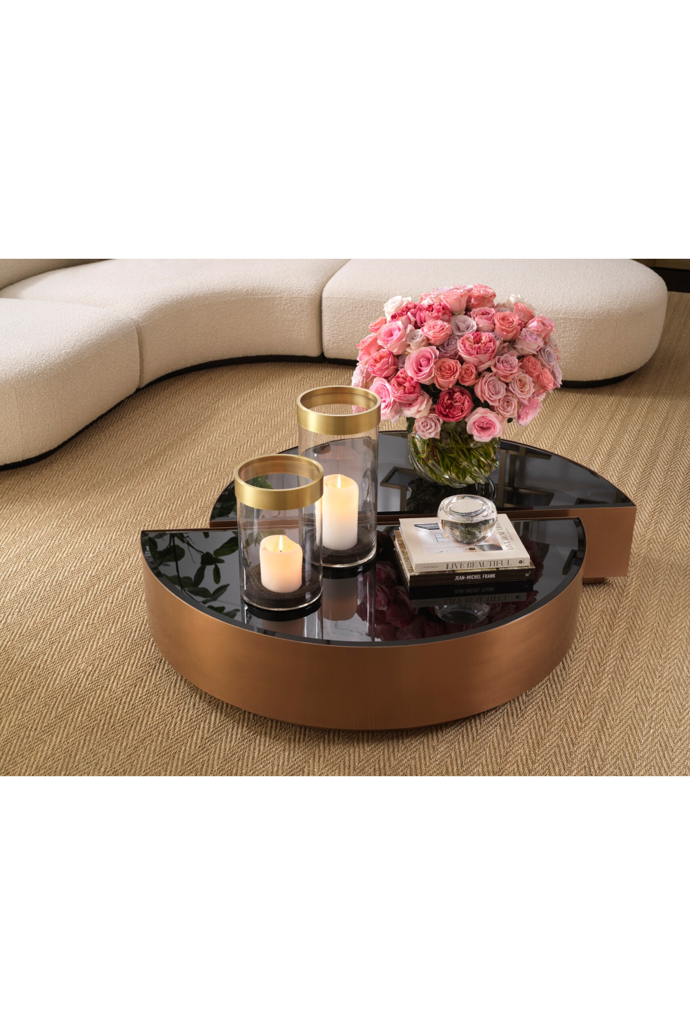 Round Copper Coffee Table Astra | Eichholtz Miami
