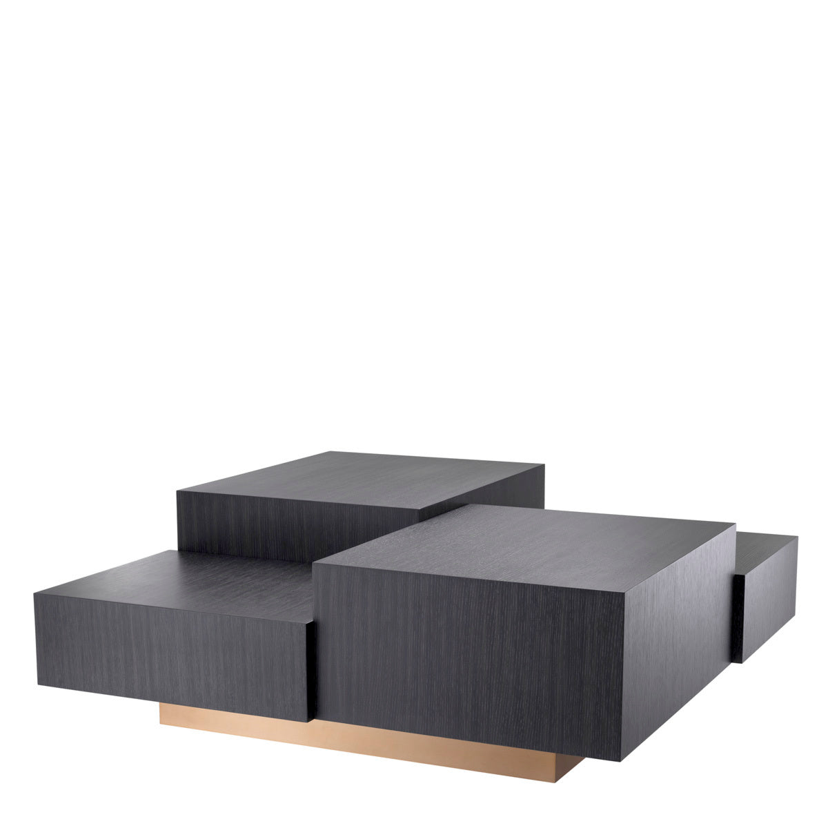 Oak Geometrical Coffee Table Nerone | Eichholtz Miami