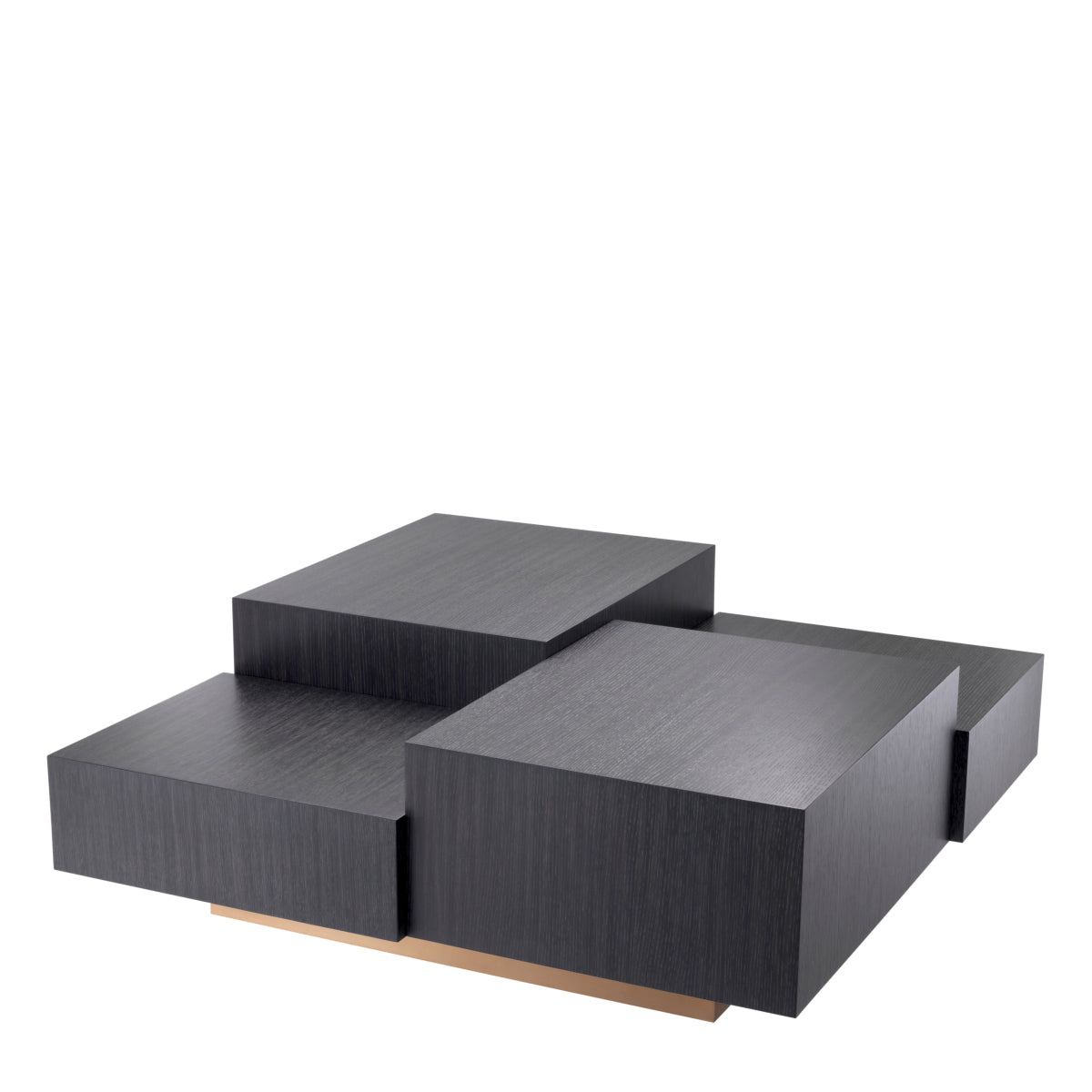 Oak Geometrical Coffee Table Nerone | Eichholtz Miami