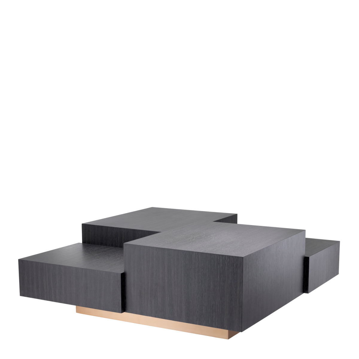Oak Geometrical Coffee Table Nerone | Eichholtz Miami