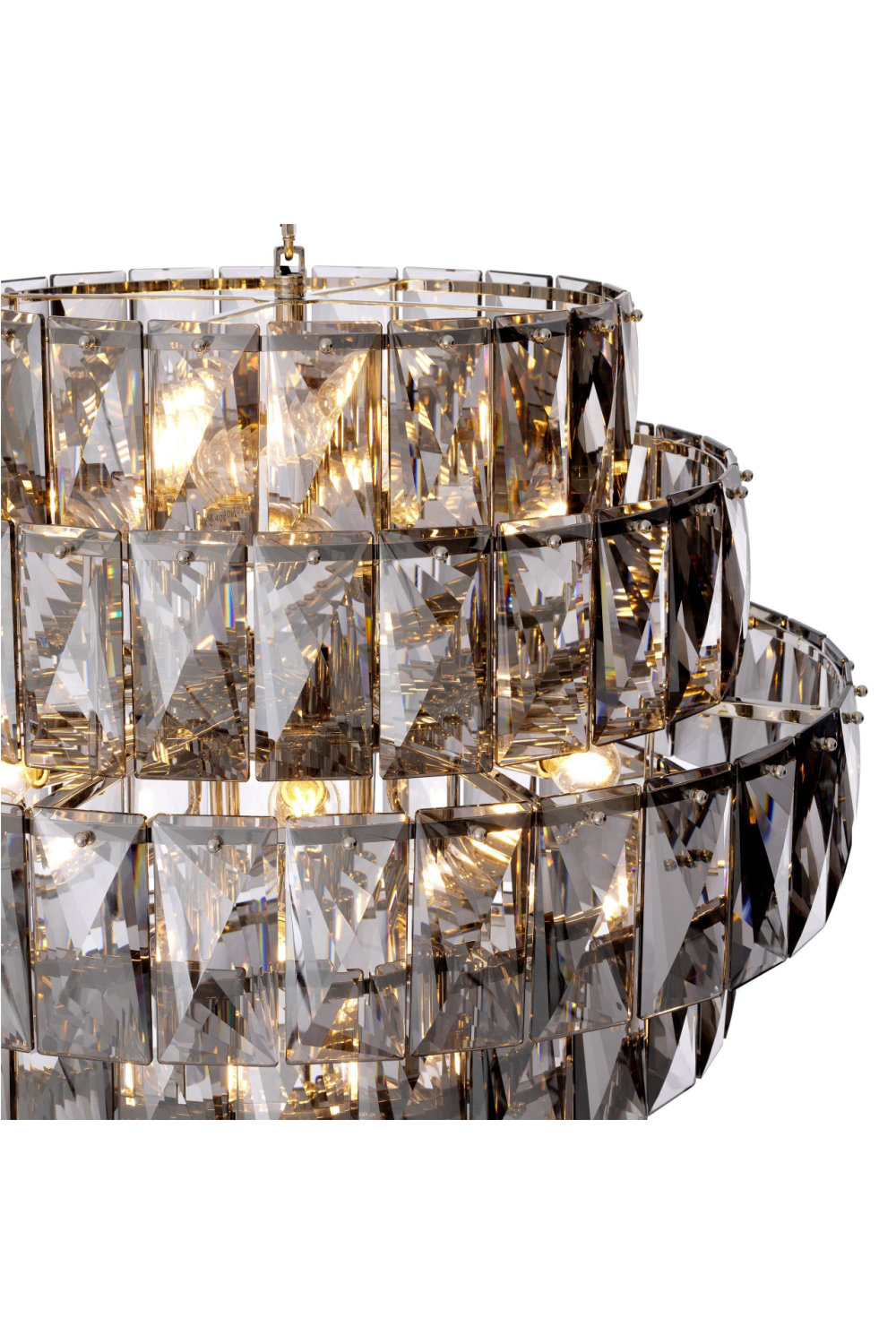 Glass Layered Chandelier L Amazone | Eichholtz Miami