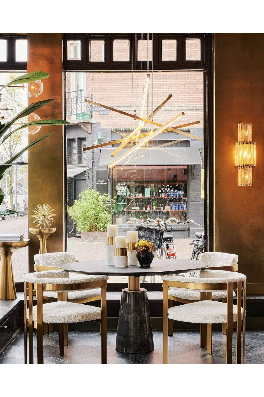 Modern Barrel Dining Chair Clubhouse | Eichholtz Miami