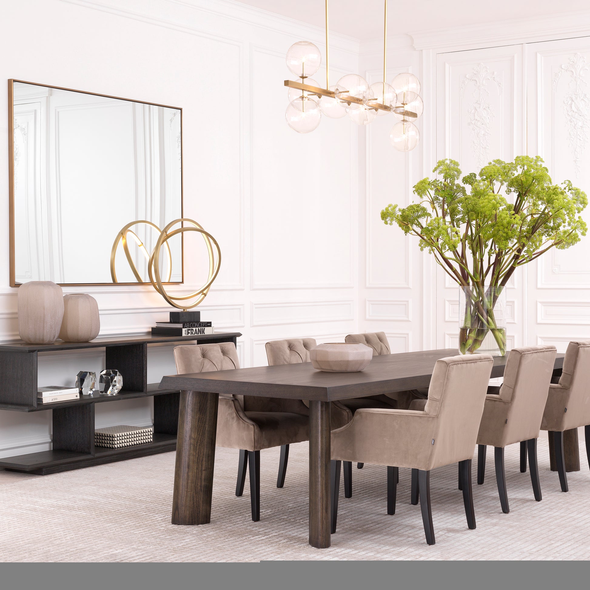 Rectangular Oak Dining Table Dune | Eichholtz Miami