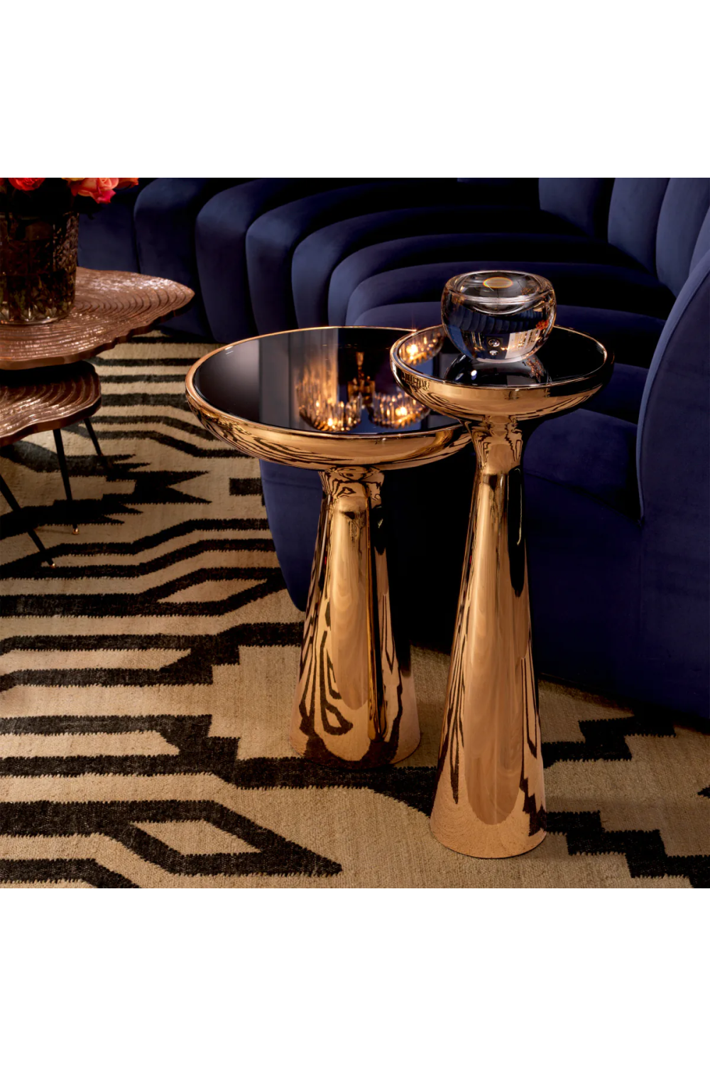 Tower Side Table Lindos Low | Eichholtz Miami
