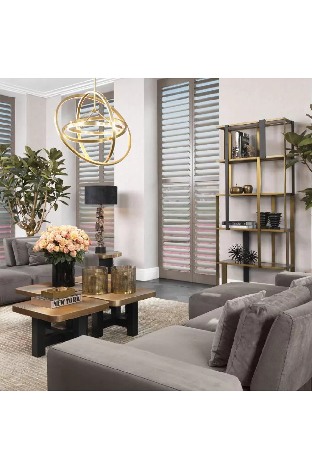 5 Shelf Display Cabinet Clio | Eichholtz Miami