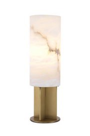 Round Alabaster Table Lamp Giorgina | Eichholtz Miami