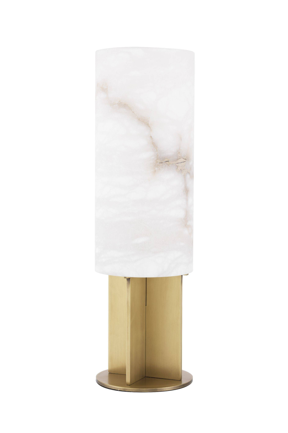 Round Alabaster Table Lamp Giorgina | Eichholtz Miami