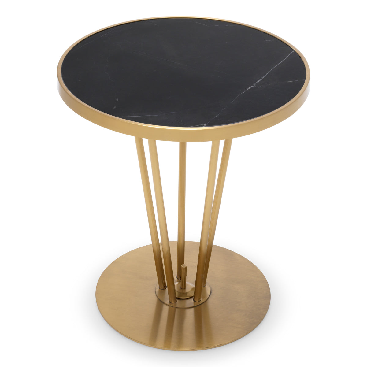 Brass Round Side Table Horatio | Eichholtz Miami