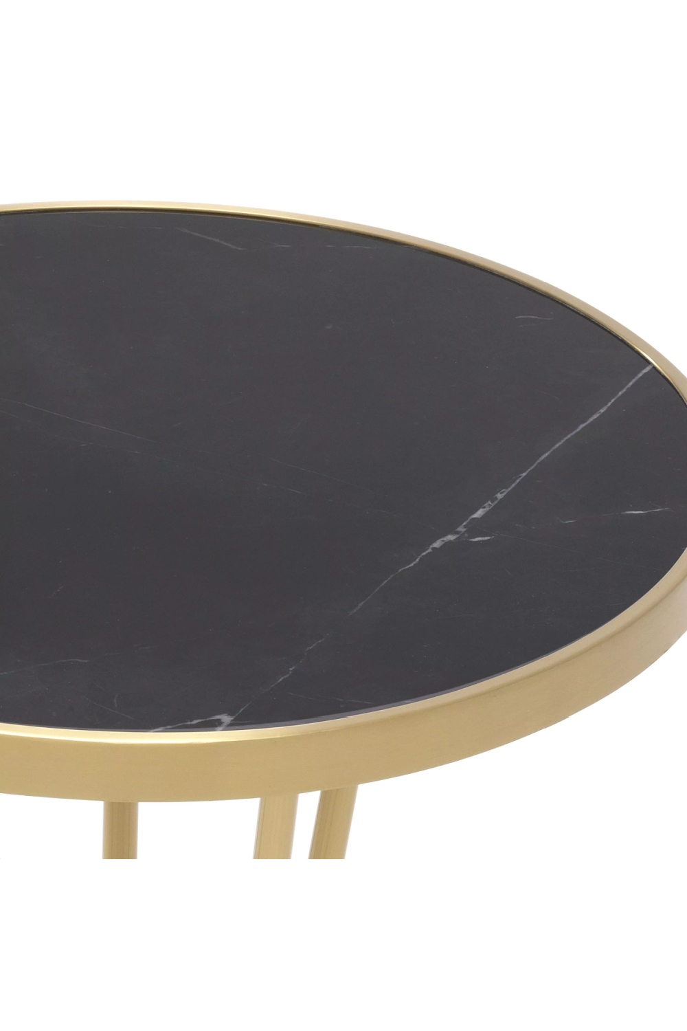 Brass Round Side Table Horatio | Eichholtz Miami