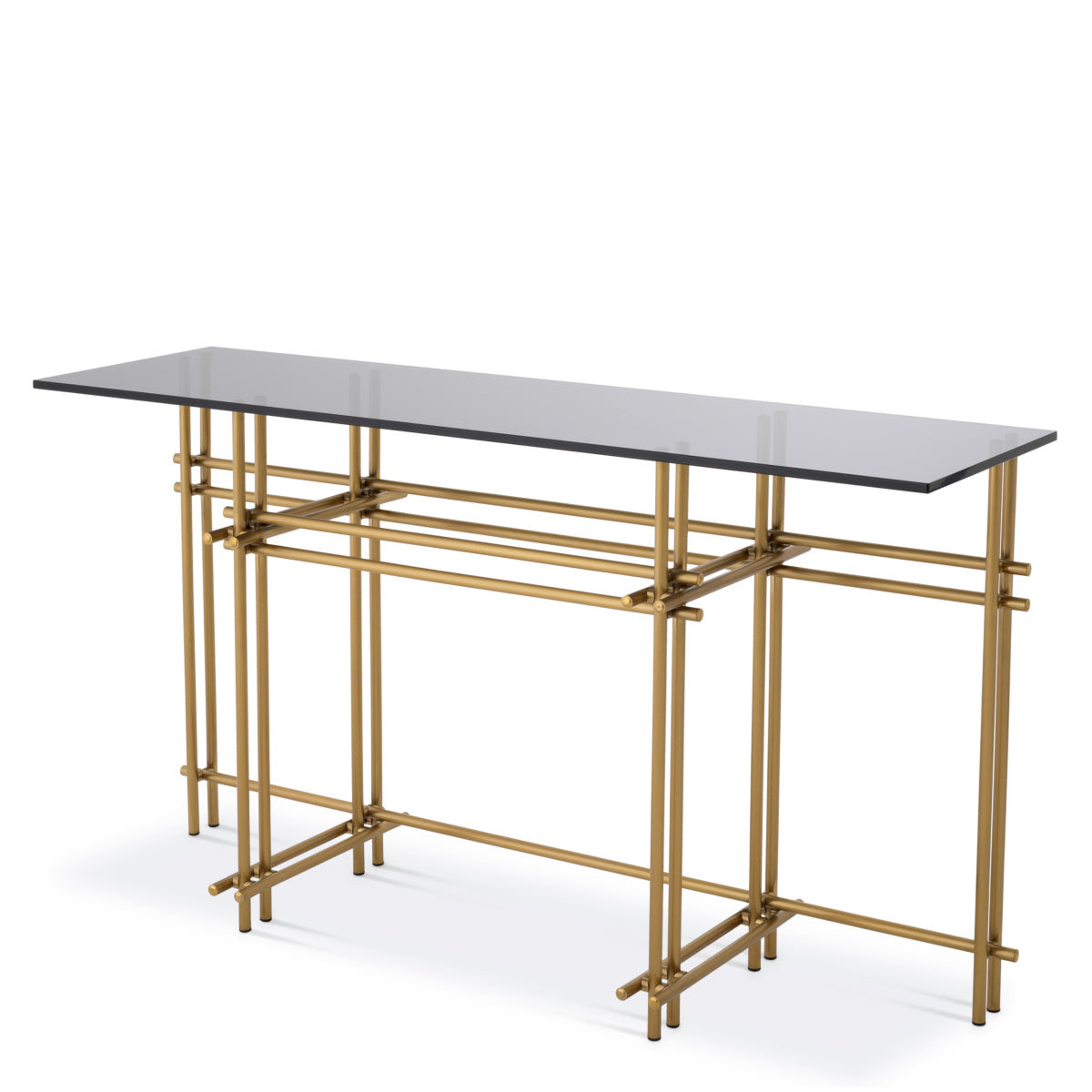 Smoked Glass Console Table Quinn | Eichholtz Miami