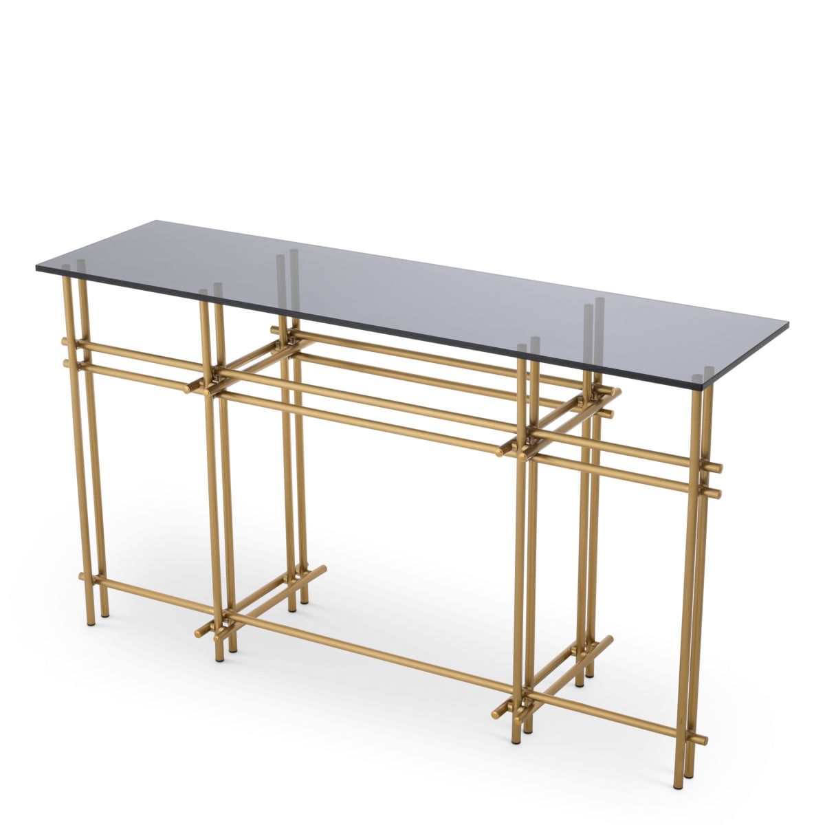 Smoked Glass Console Table Quinn | Eichholtz Miami