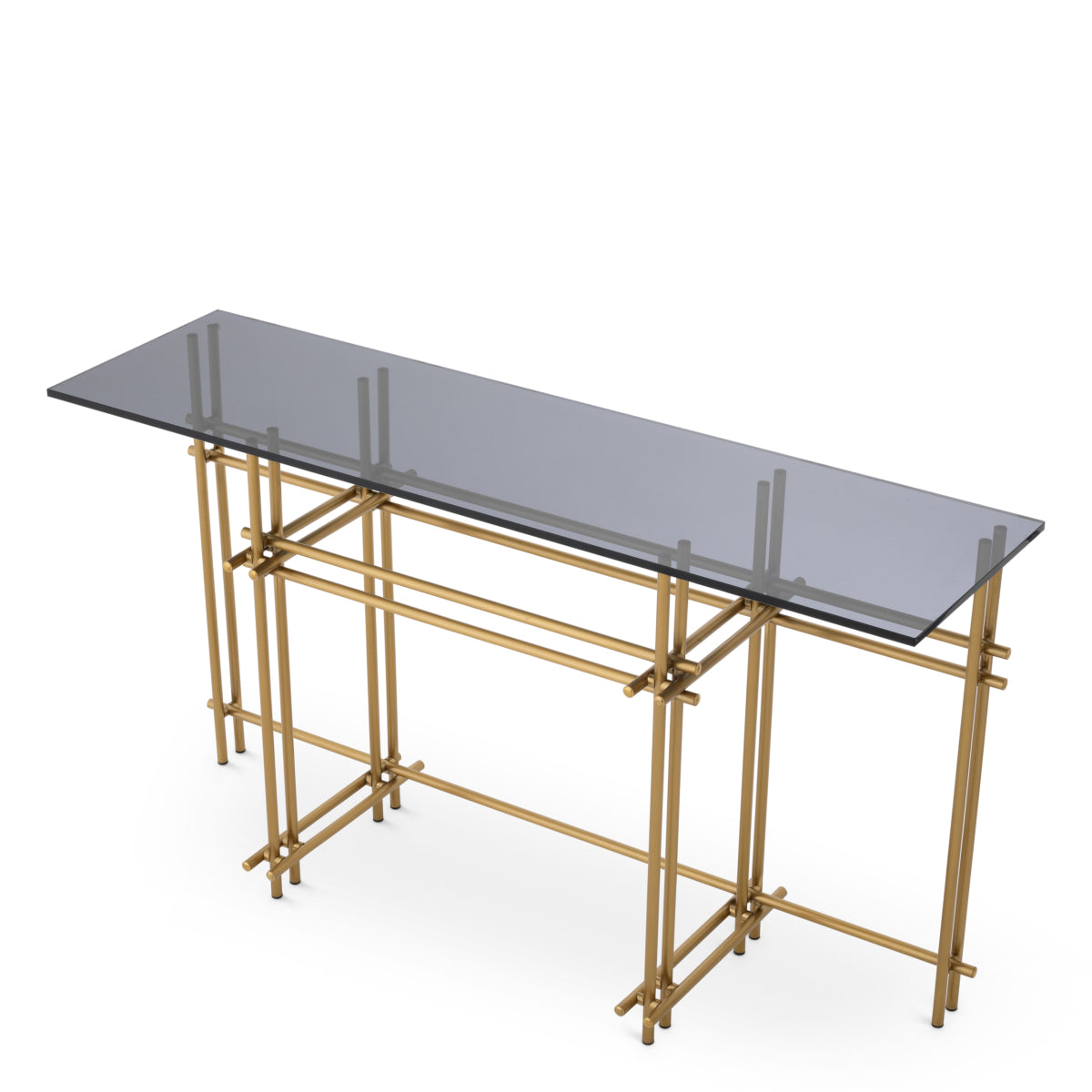 Smoked Glass Console Table Quinn | Eichholtz Miami