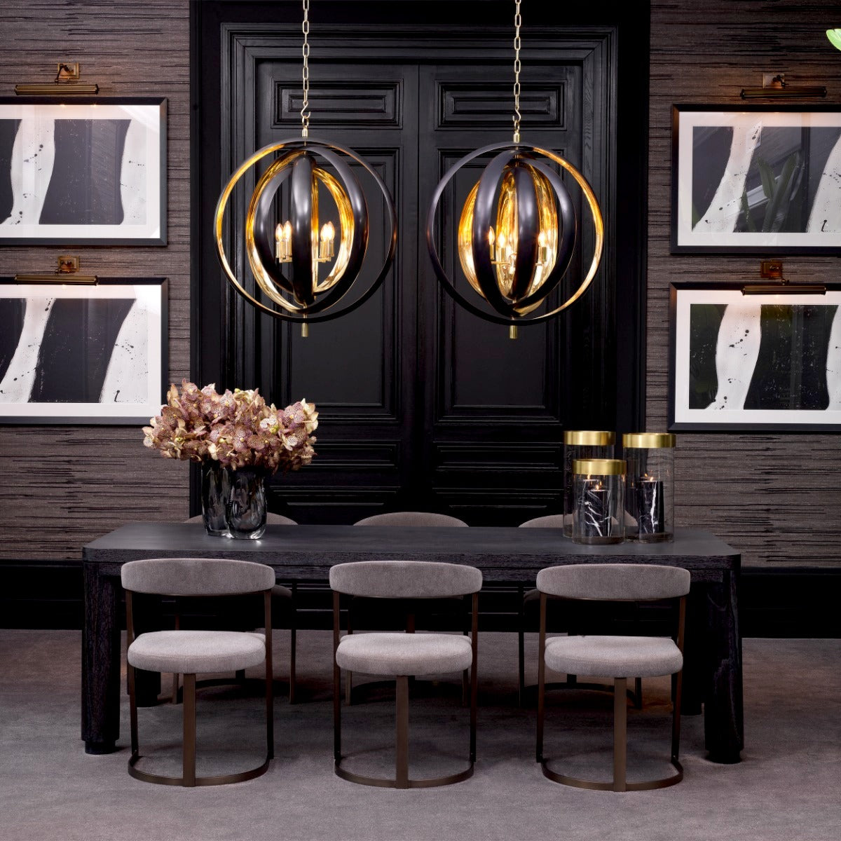 Gray Oak Dining Table Atelier | Eichholtz Miami