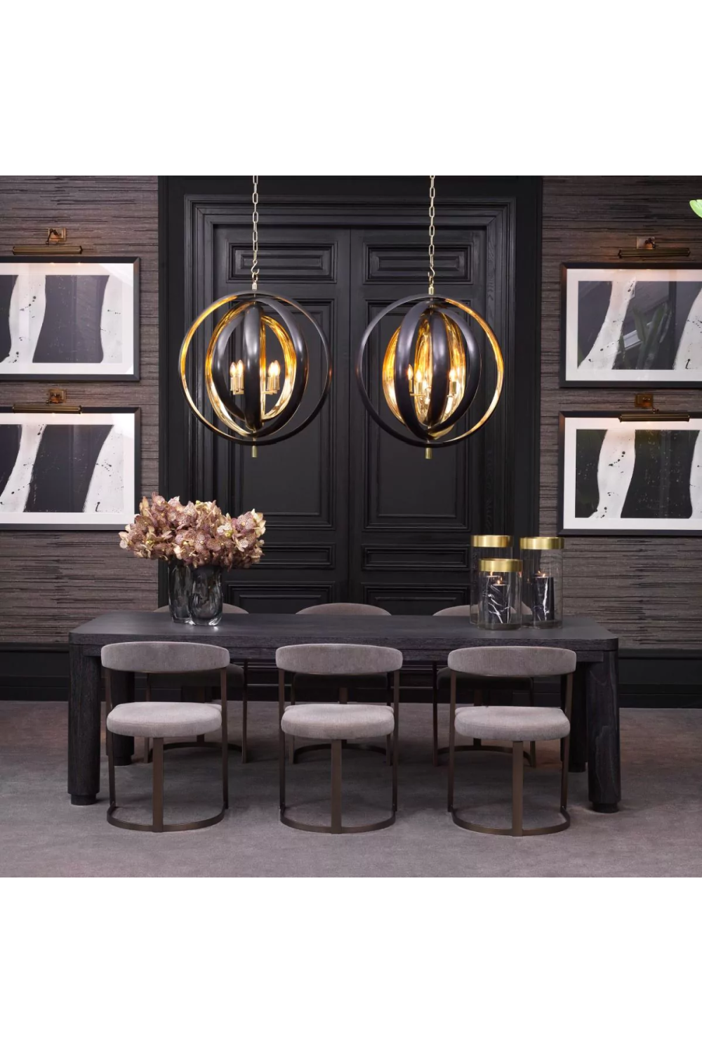 Gray Oak Dining Table Atelier | Eichholtz Miami