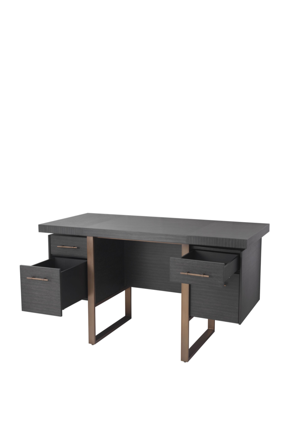 Charcoal Oak Desk Canova | Eichholtz Miami