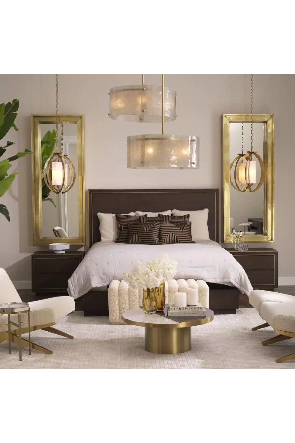 2 Drawer Oak Side Table Camelot | Eichholtz Miami