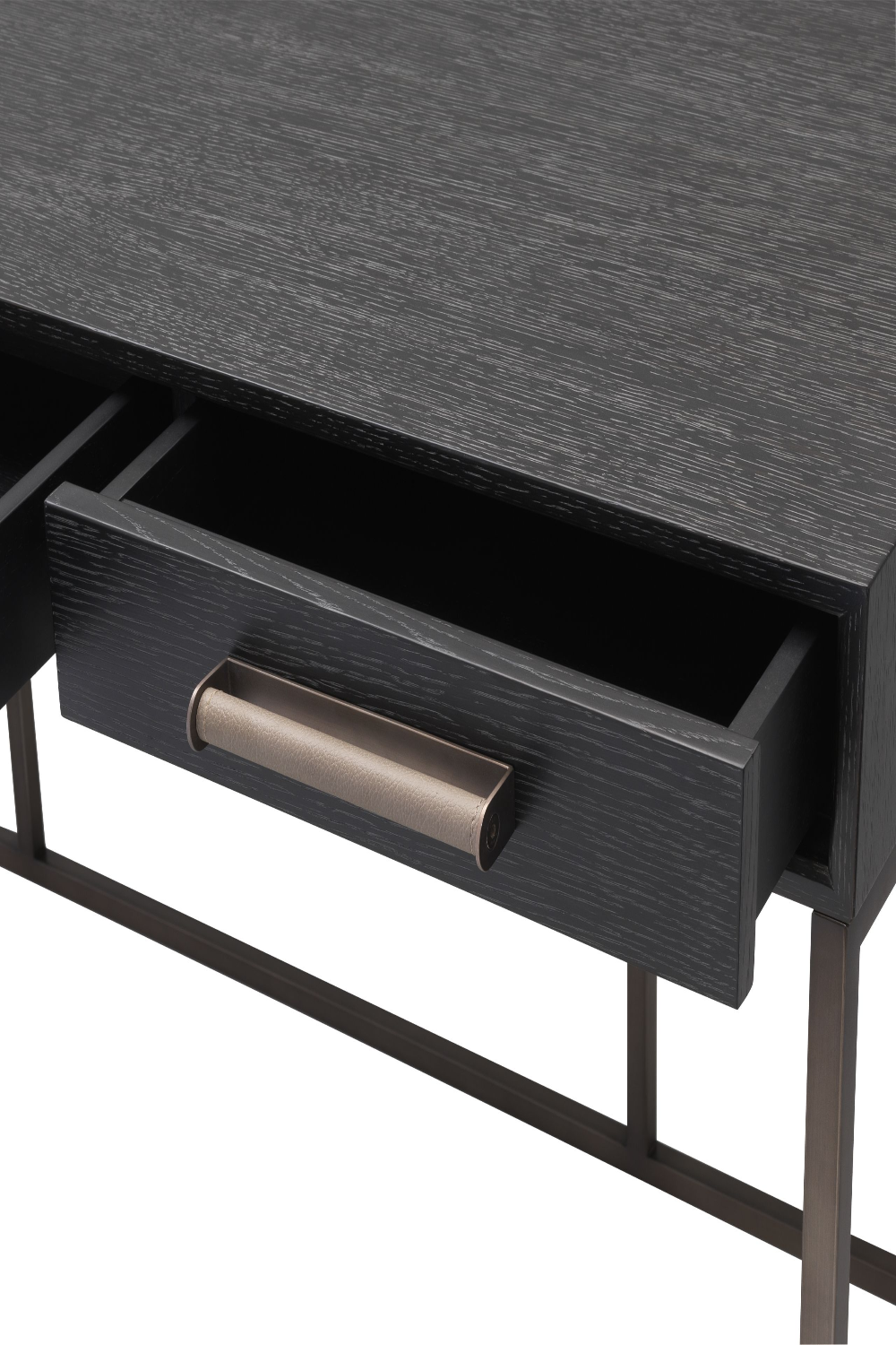 Minimalist Charcoal Desk Larsen | Eichholtz Miami