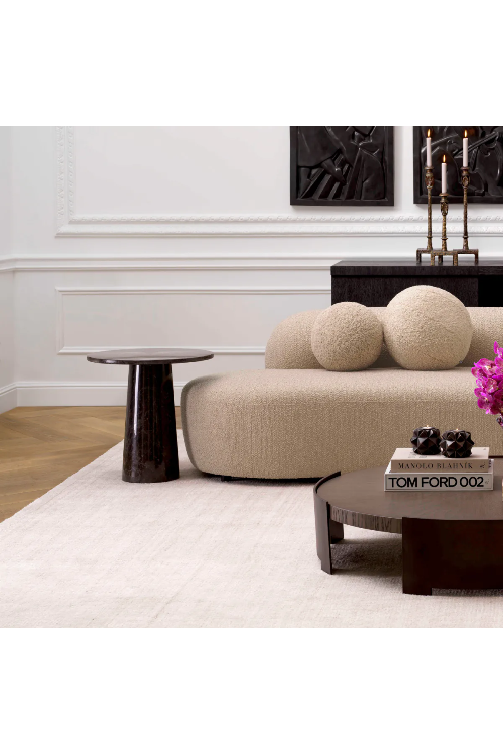 Pedestal Side Table Terry | Eichholtz Miami