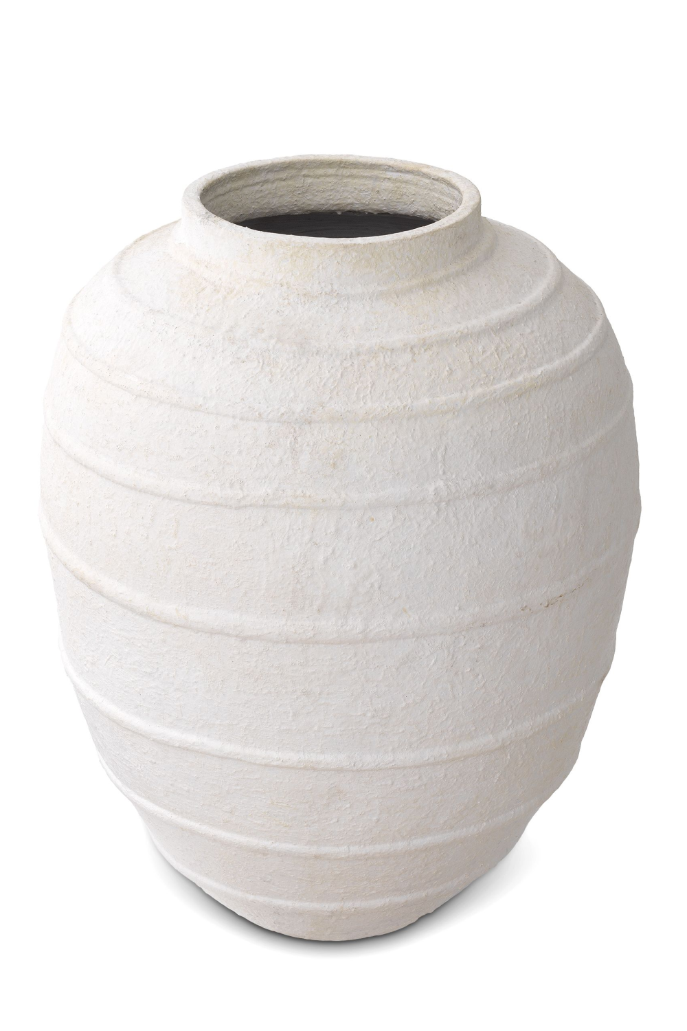 White Handmade Clay Vase Romane | Eichholtz Miami