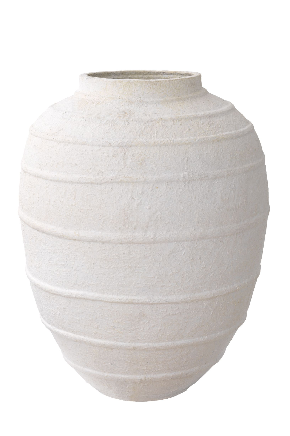 White Handmade Clay Vase Romane | Eichholtz Miami