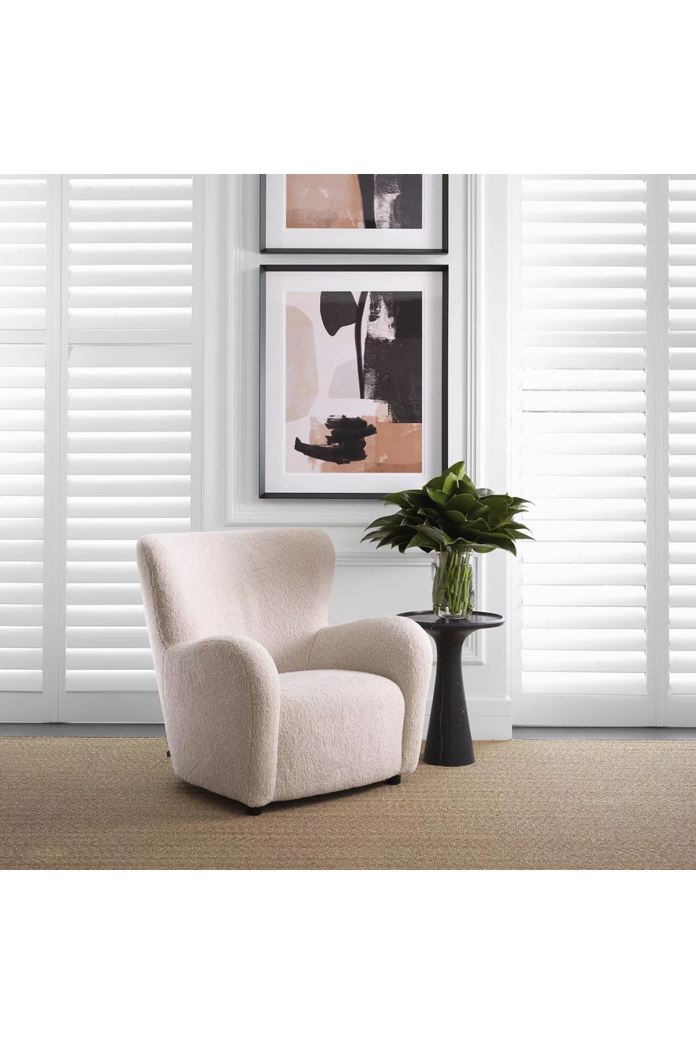 Honed Side Table Pompano Low | Eichholtz Miami