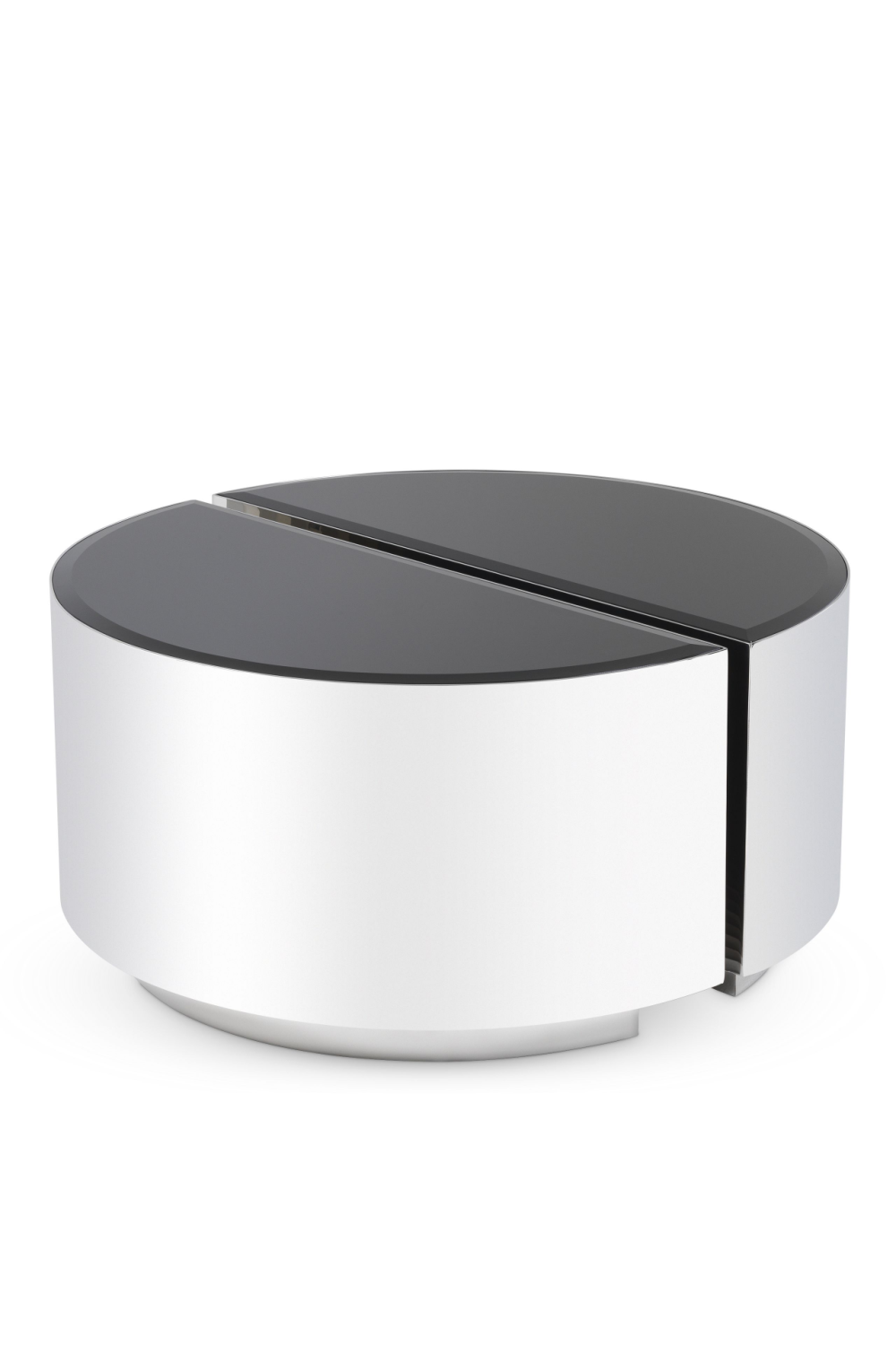 Semi-Circular Glass Side Tables (2) Astra | Eichholtz Miami