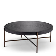 Round Gunmetal Coffee Table Nikos | Eichholtz Miami