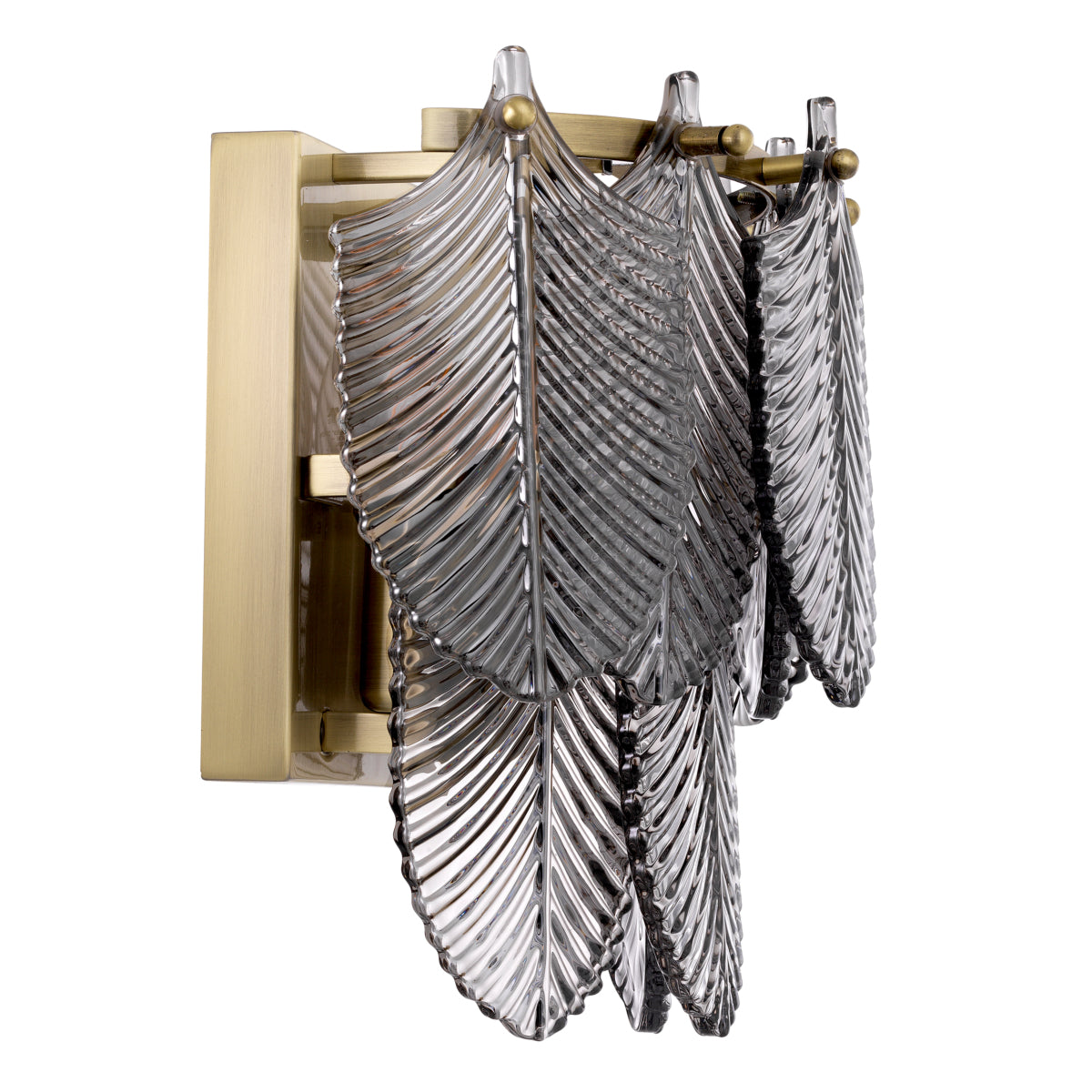Glass Brass Wall Lamp Verbier | Eichholtz Miami