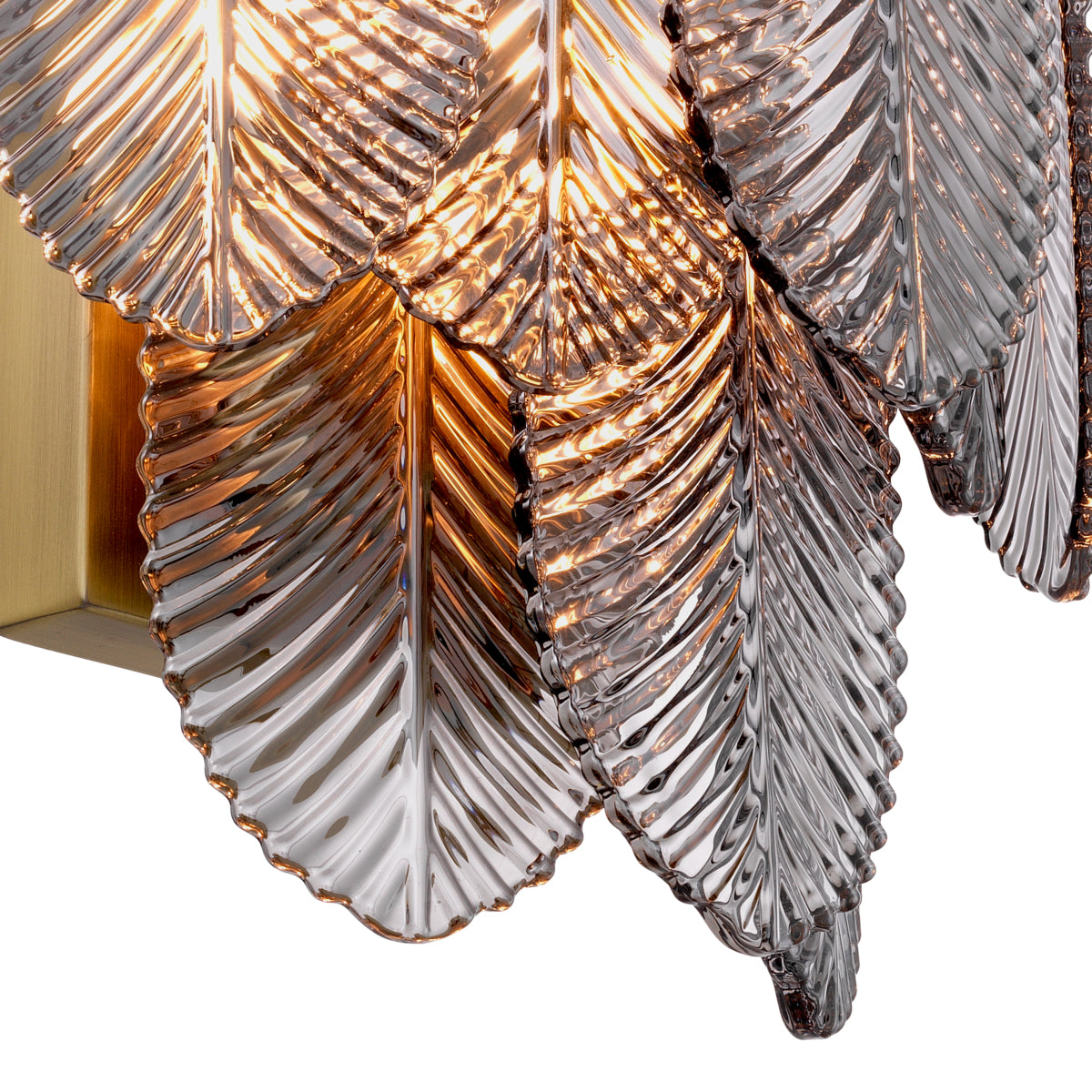 Glass Brass Wall Lamp Verbier | Eichholtz Miami