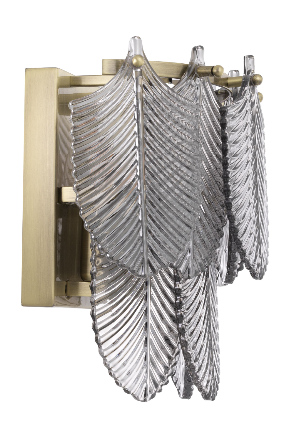 Glass Brass Wall Lamp Verbier | Eichholtz Miami