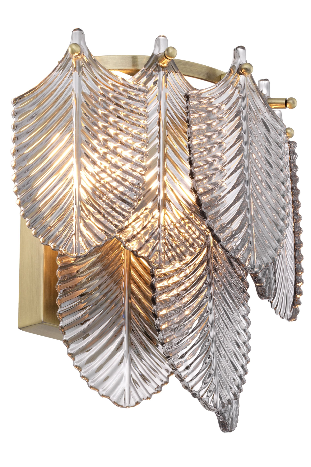 Glass Brass Wall Lamp Verbier | Eichholtz Miami